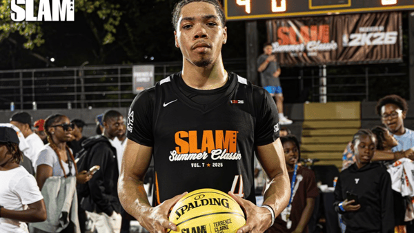 Tyran Stokes wins Terrence Clarke MVP at SLAM Summer Classic Vol. 7 (Photo via @SLAM_HS)